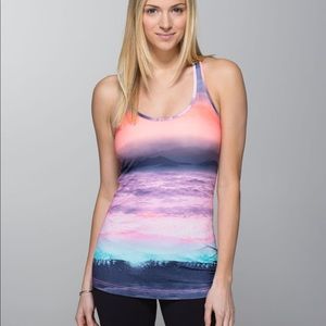Lululemon Cool Racerback Tank - Beachscape Multi